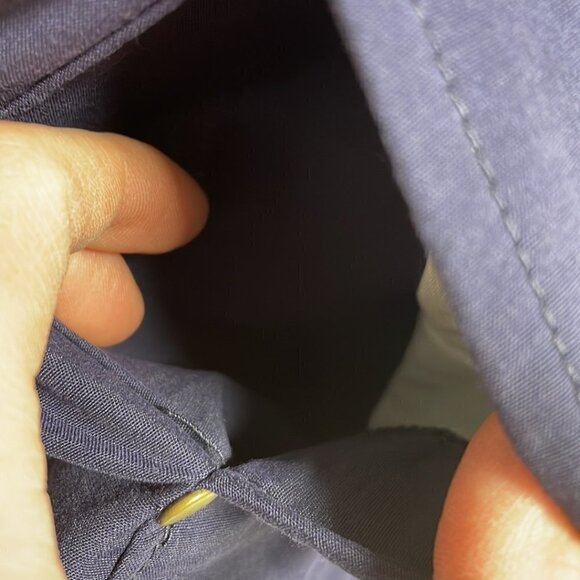 Live a Little Fisherman's Utility Jacket NWT Rolled Sleeves Zip Collar Purple XL - Picture 8 of 17